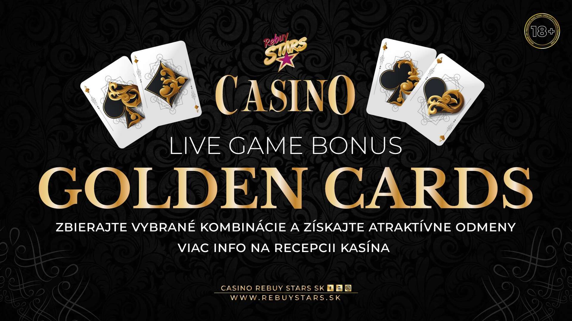 Golden Cards Bonus - CASINO KOŠICE