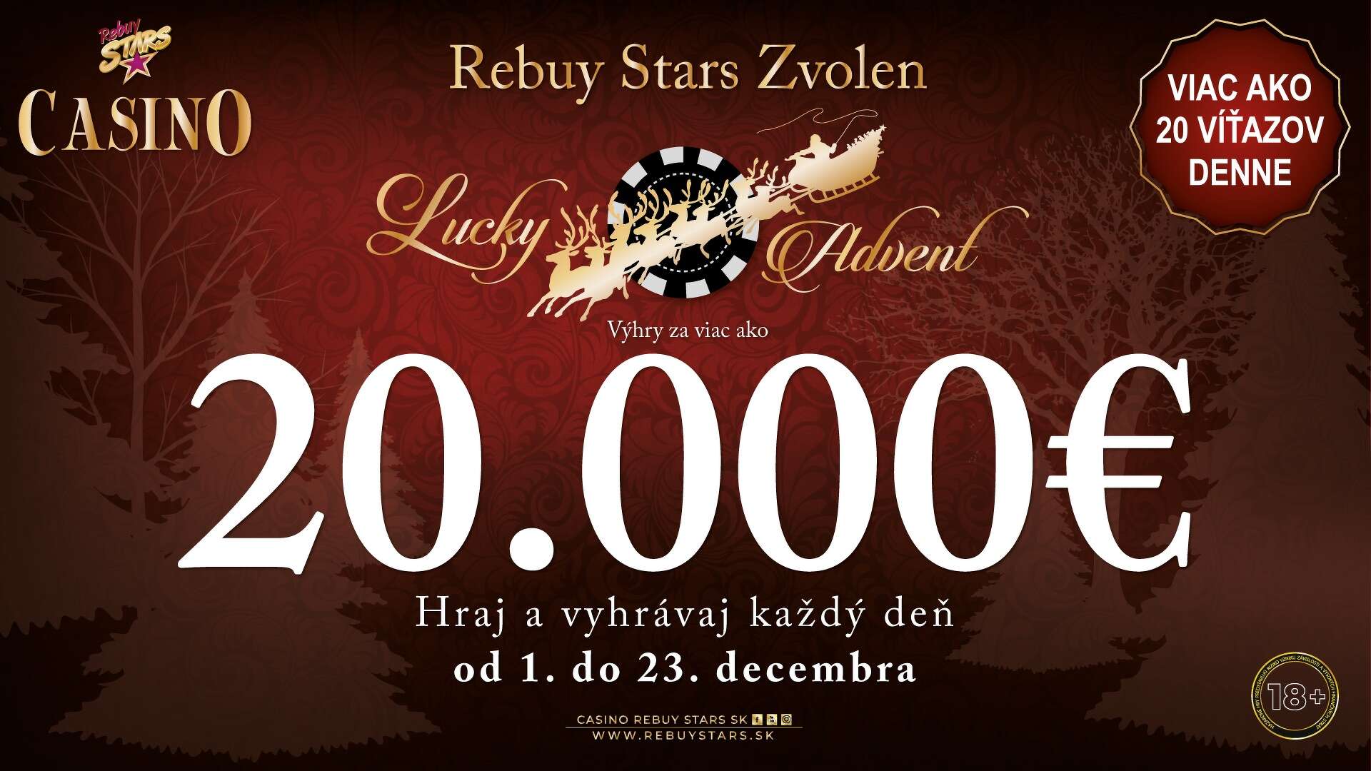 Lucky Advent - CASINO ZVOLEN